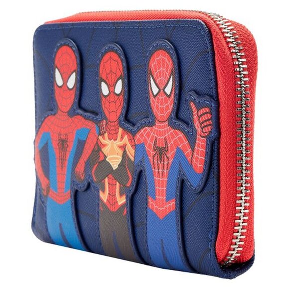 Exclusive - Spider-Man Triple Pocket Multi Logo Mini Backpack and Wallet - Picture 8 of 10